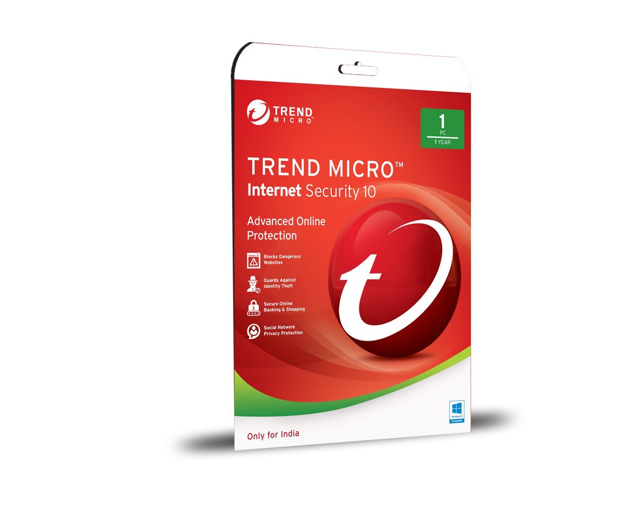 Trend Micro Internet Security V10 - 1 PC, 1 Year (CD) (slim Pack) (B01IHBJLSK) Amazon Price History, Amazon Price Tracker