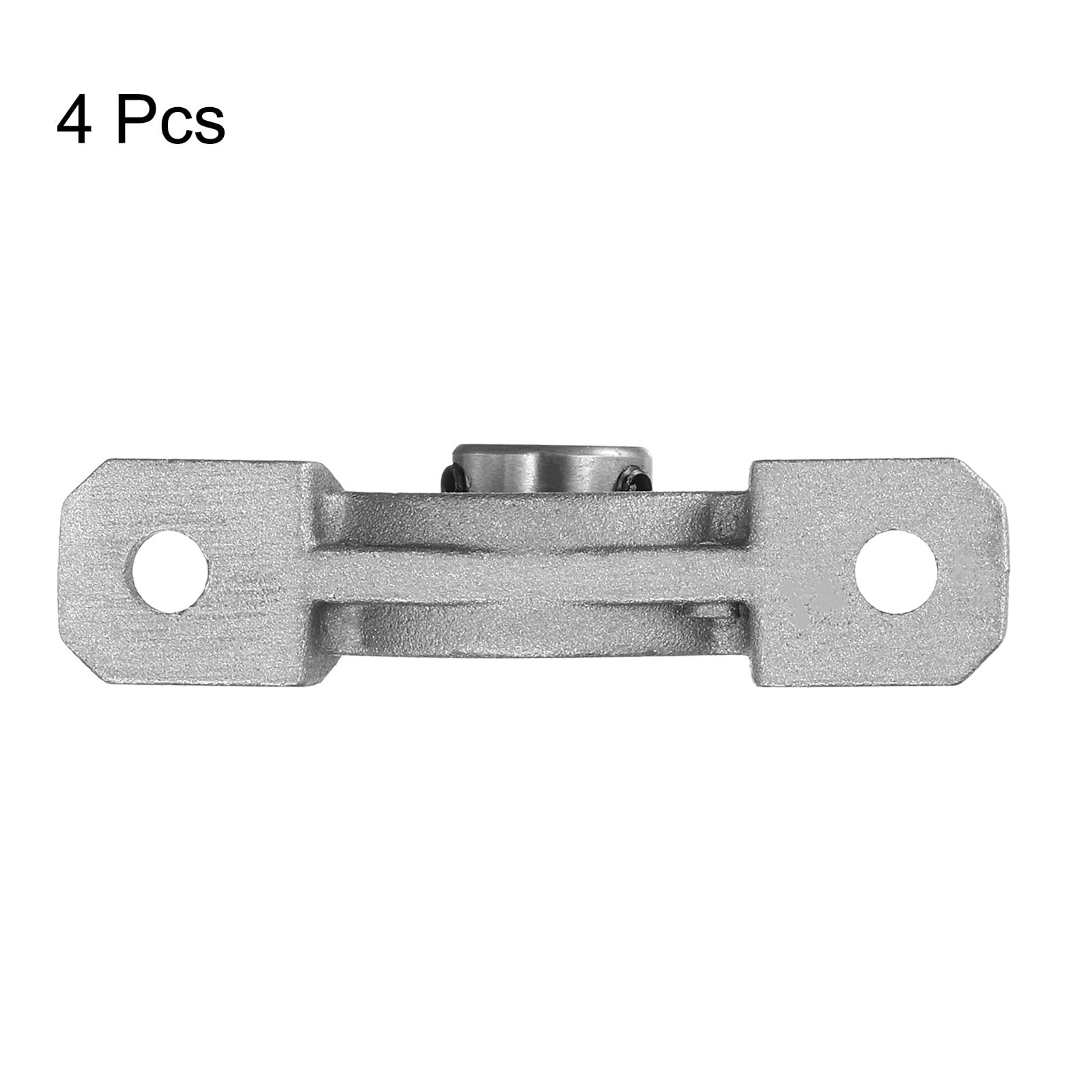 QUARKZMAN 4 szt. Łożyska blokowe poduszki KP08 8 mm stop cynku zespoły łożysk otworowych, P6(ABEC3)