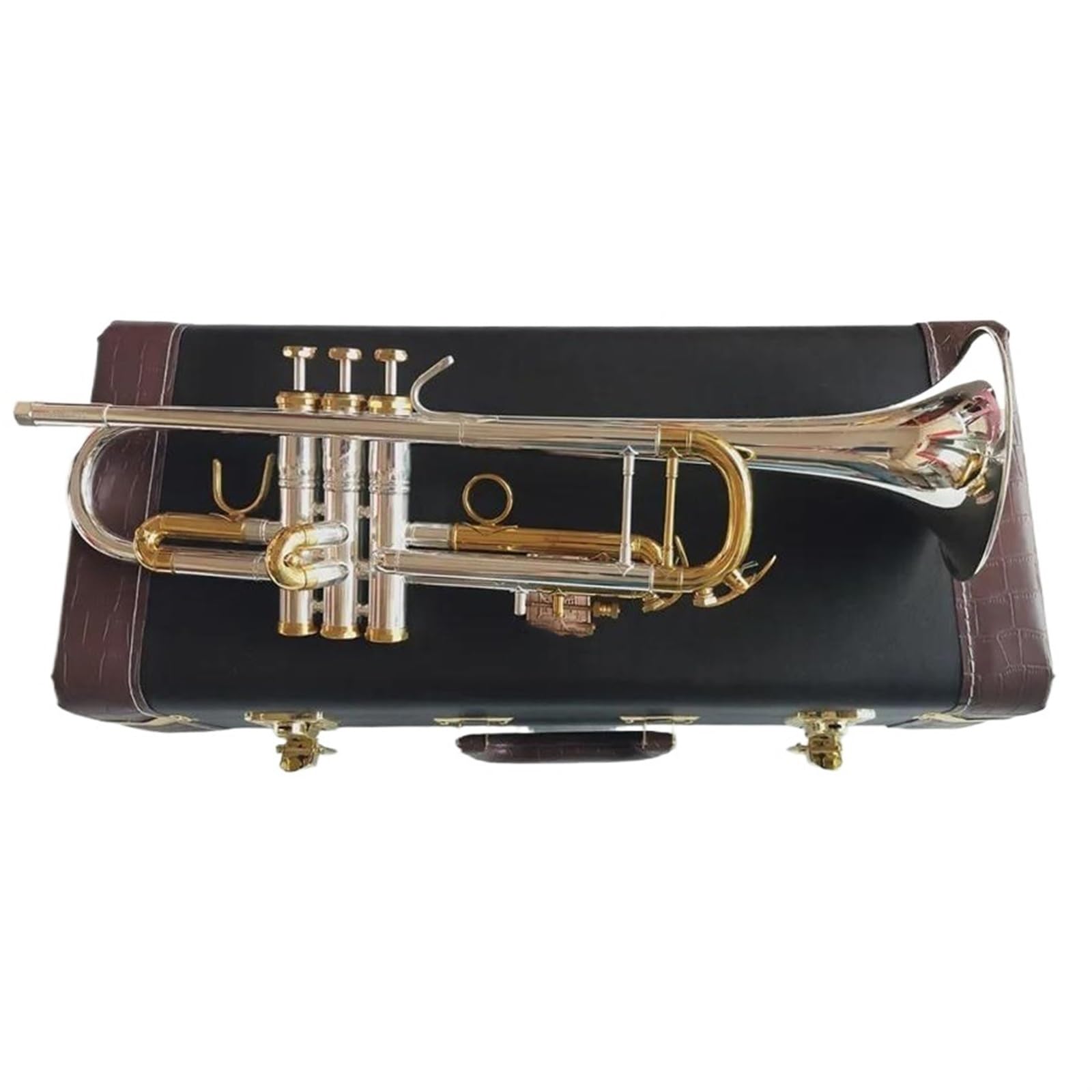 Tromba Per Principianti Tromba Doppio Si Bemolle Placcato Argento Tromba Professionale Strumenti Musicali Ottone