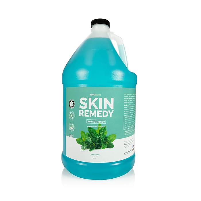 Buy Bark 2 Basics Skin Remedy Dog Shampoo, 1 Gallon Crafted with Red