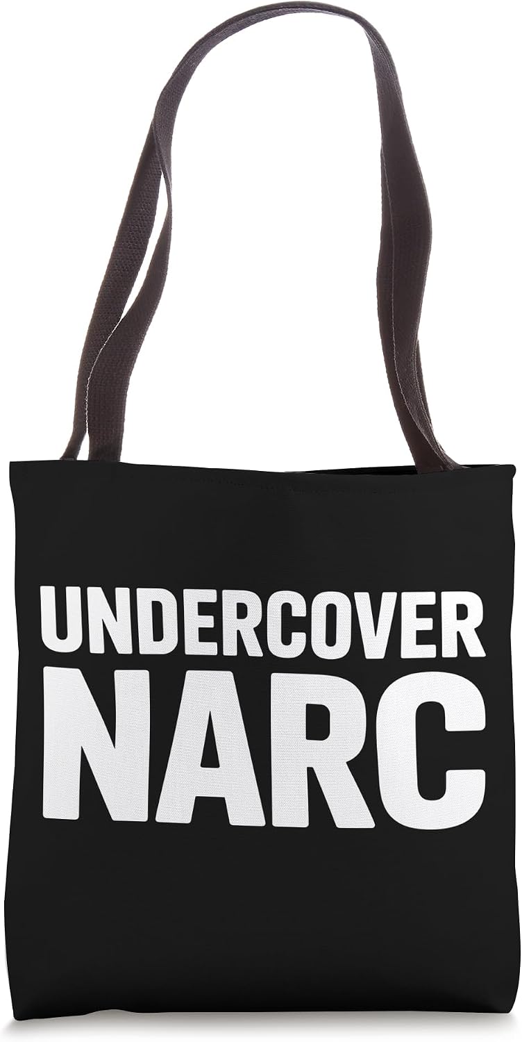 Funny Undercover Art For Men Women Undercover Police Cop Tote Bag