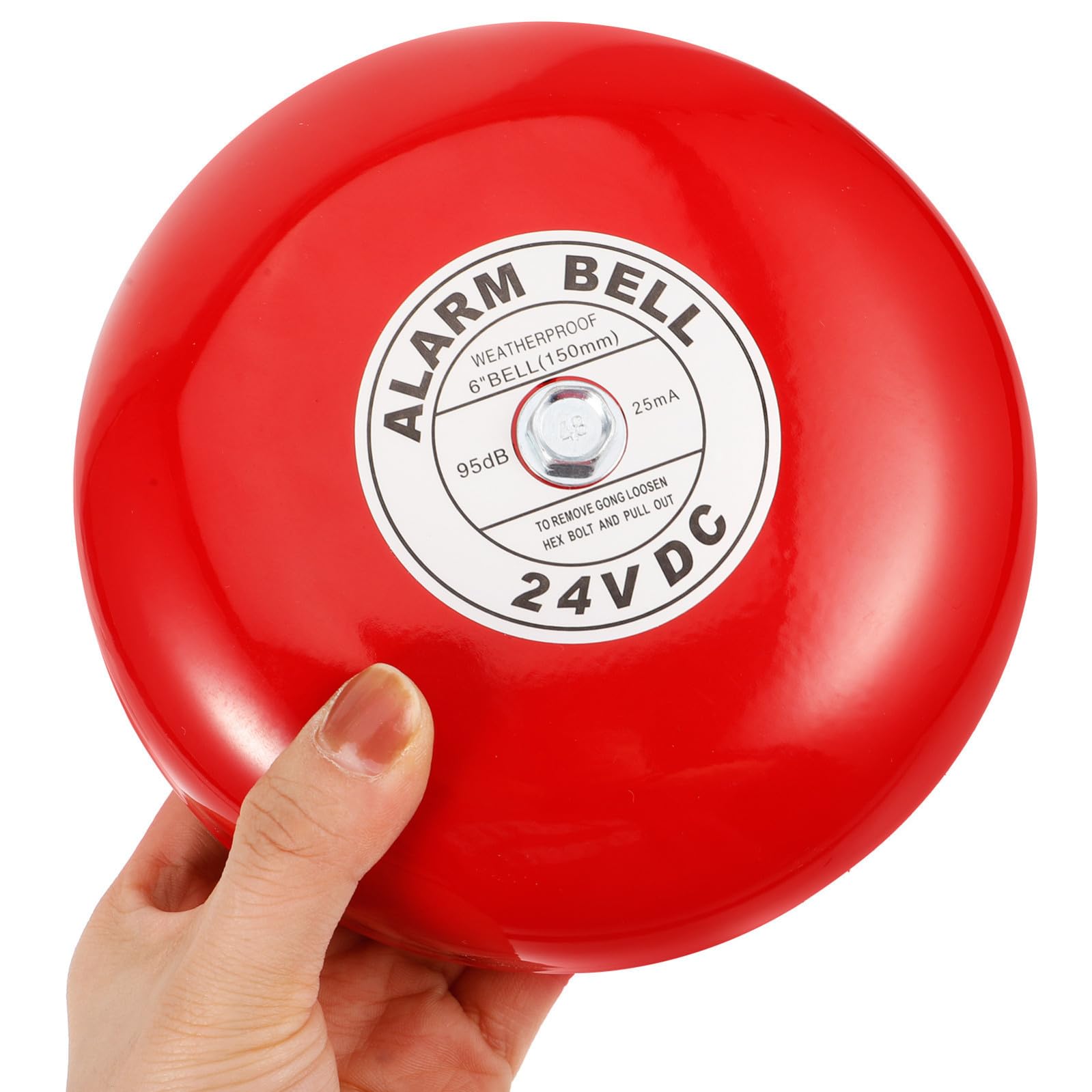 BESTYASH Campanello a Corrente 24v in Ferro Installazione Facile per Emergenze e Ascensori, Allarme Versatile per Sicurezza Interna