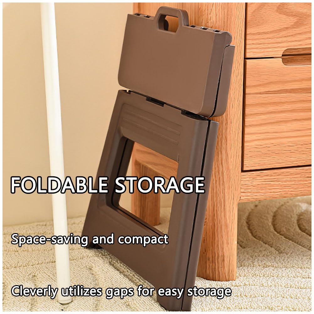 Taburete plegable portátil, ligero y estable para uso doméstico, exterior y de viaje