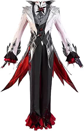 Amazon.com: Arlecchino Cosplay Costume, The Knave Outfit Full Set Game