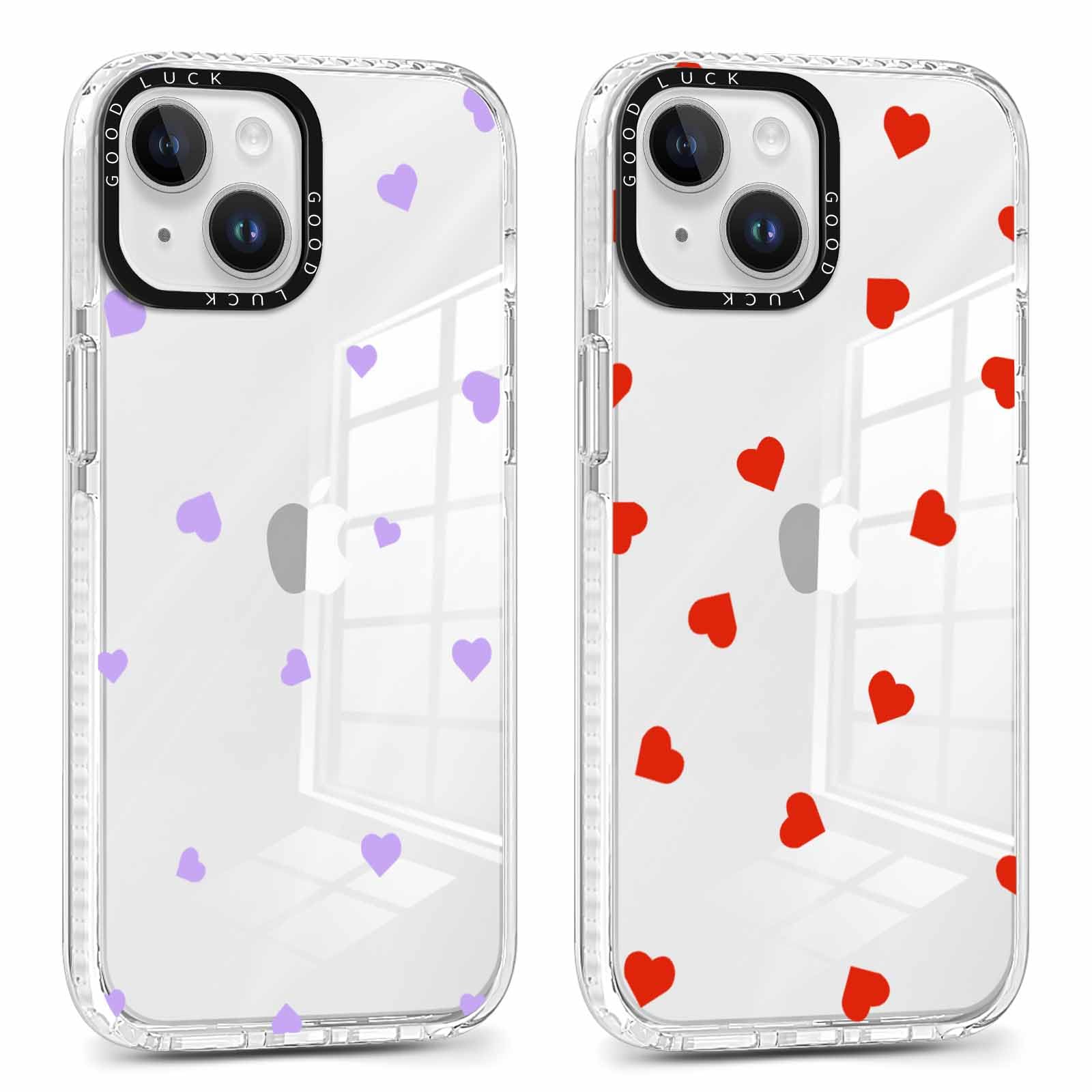 2 Stück IPhone 14 Hülle Mit Blumen Design – Matte Silikon Hülle Stoßfest & Kratzfest