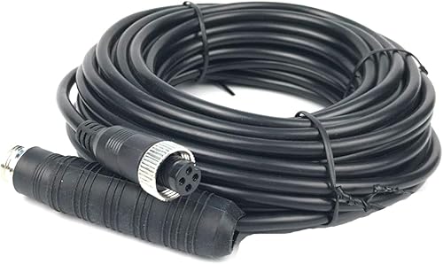 Miniatura 3 de Cable de extensión de aviación de 4 pines para cámara de visión trasera CCTV, camión, remolque, autocaravana, autocaravana, sistema de monitor de