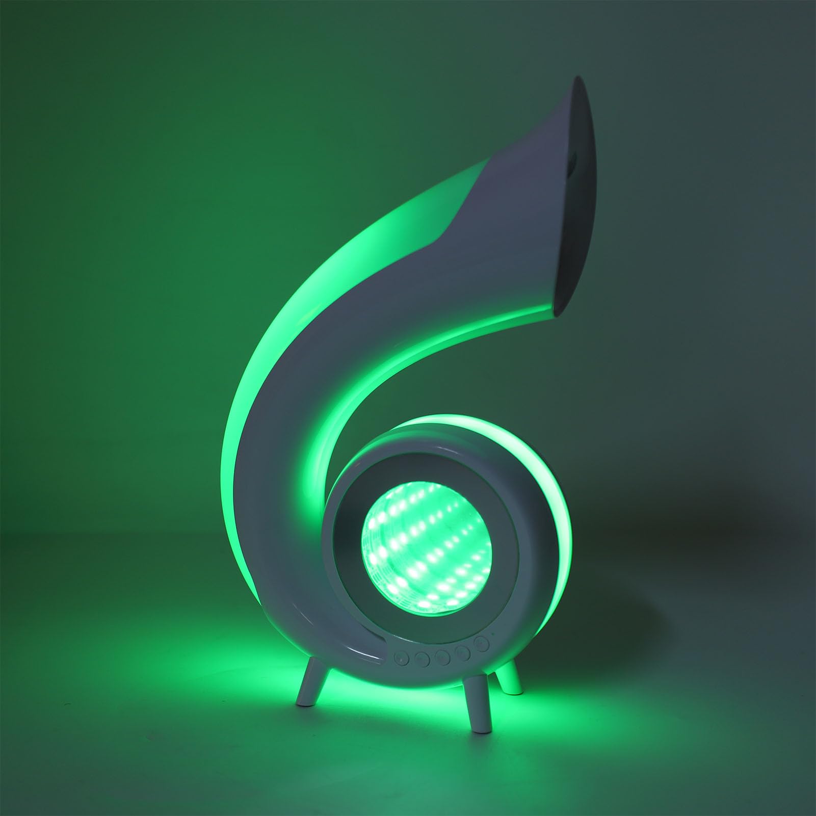 Cocoarm Muschelform Desktop Smart Speaker Licht, 1200mAh