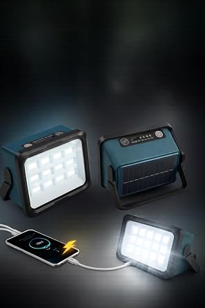 50W Solar Led Projektör 6500K Ultra Güçlü Kamp Lambası Bahçe Aydınlatması [Enerji Sınıfı A++]