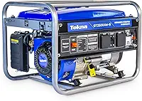 Gerador a Gasolina Tekna GT2500AW – 2.200W, Bivolt 127V/220V, Motor 4 Tempos 163cc, AVR, Voltímetro e Carregador de Bateria