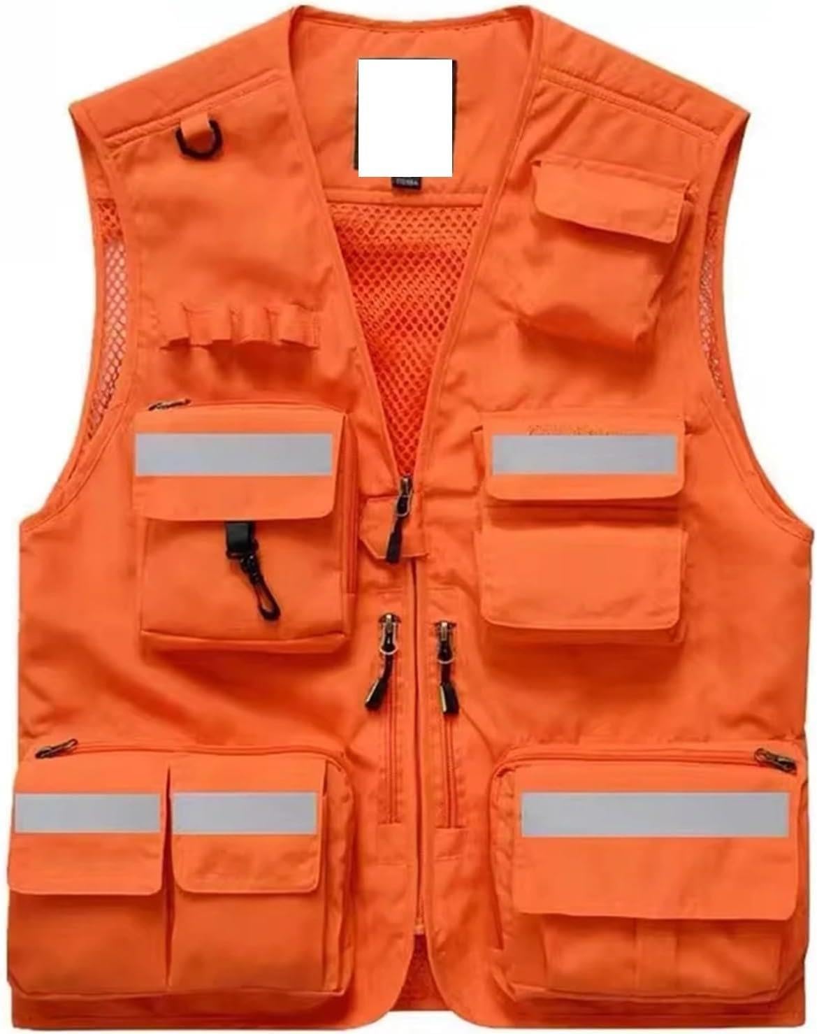 Gilet ad alta visibilità in rete traspirante