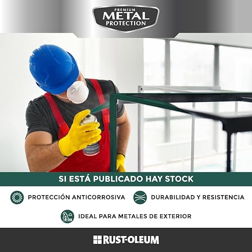 Vista 219 de Rust-Oleum 7776830 Stops Rust Spray Paint, 12 oz, Flat Black