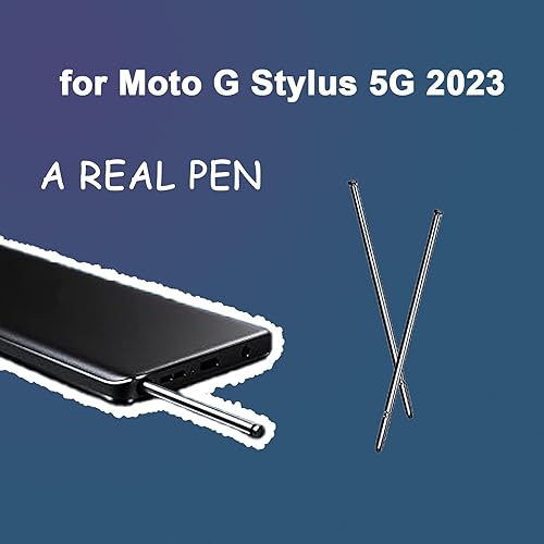 Miniatura 5 de Repuesto para Moto G Stylus 5G 2023 Stylus Pen para Motorola Moto G Stylus 5G (2023) Pen Touch Pen Moto G 5G 2023 Stylus Pen (negro)
