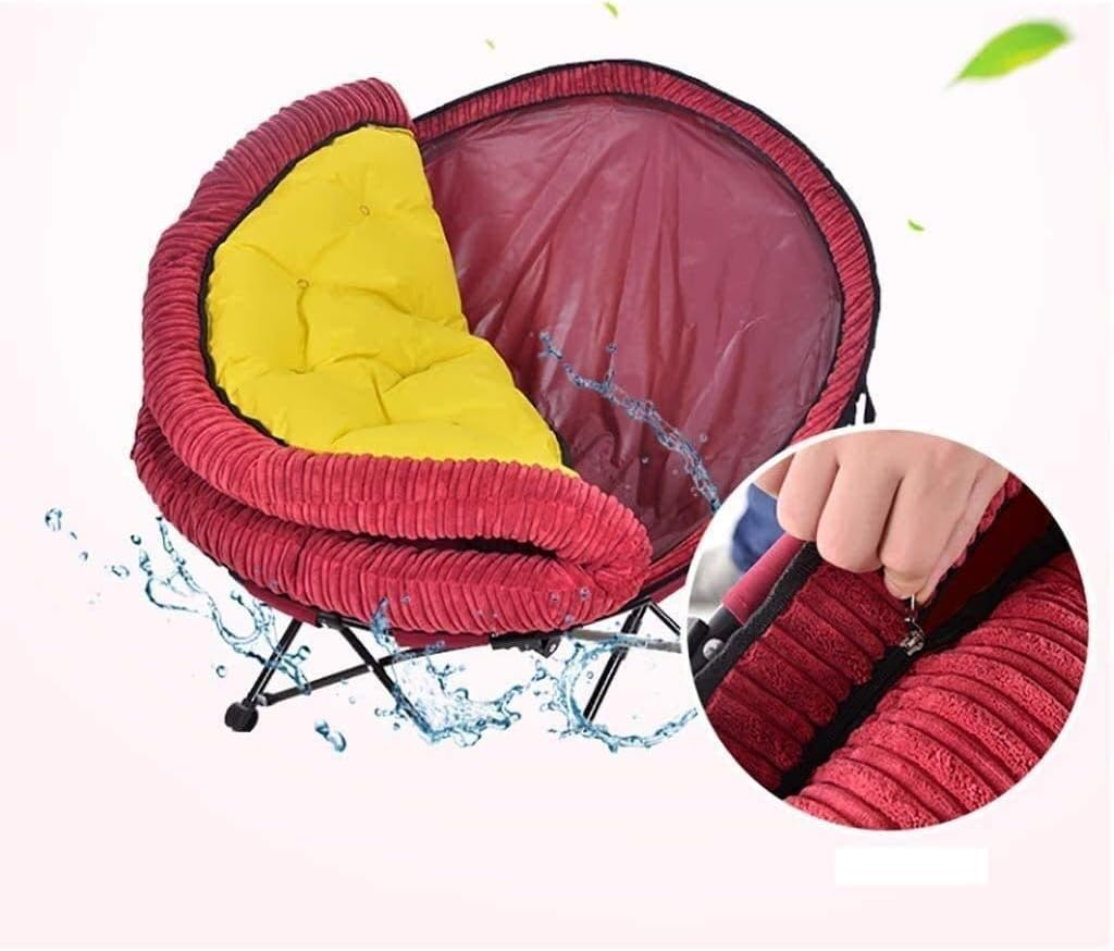 Modern Minimalist Sun Lounger Beach Chair, Portable, Foldable, Reclining, Adult, Purple, Polypropylene & Alloy Steel, 105 cm x 55 cm x 103 cm