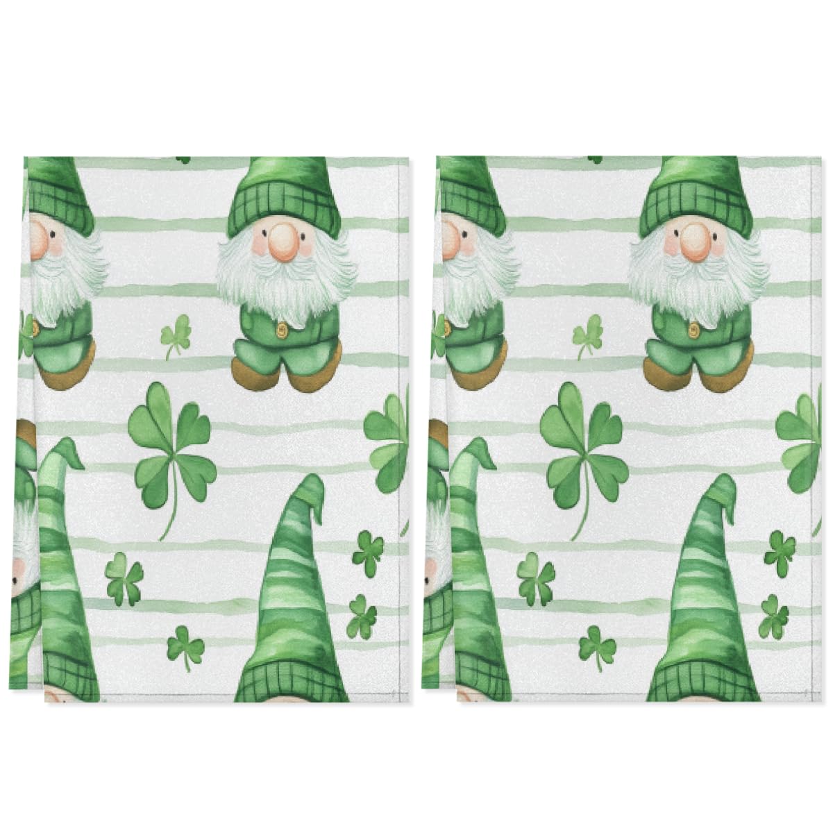 Torchons microfibre nains mignons idée cadeau Saint Patrick