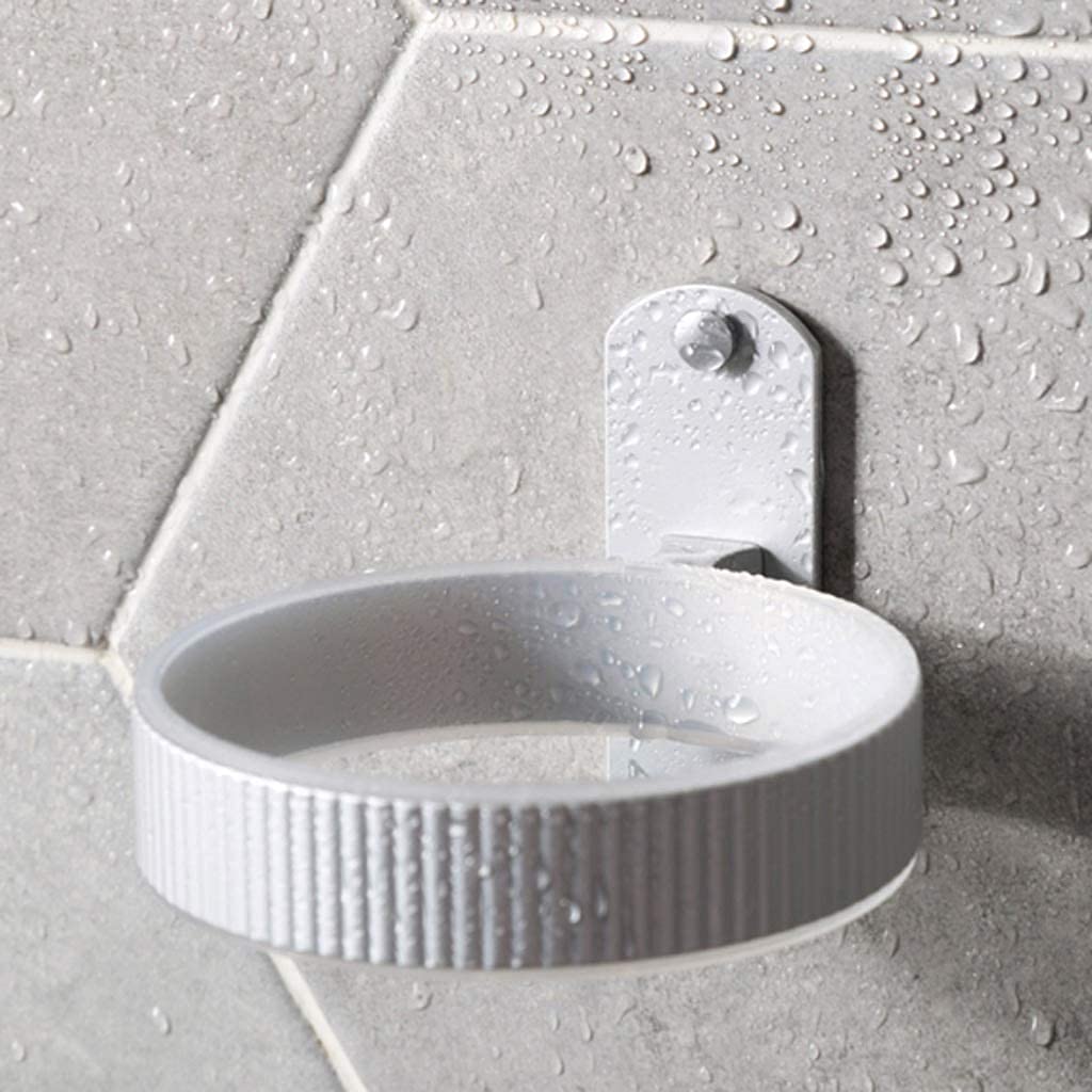 Cepillo de Limpieza Escobilla Y Soporte para Inodoro Montado En La Pared, Juego De Escobilla para Inodoro con Mango Largo para Baño, Escobilla para Inodoro De Aluminio Espacial Cepillo de Baño