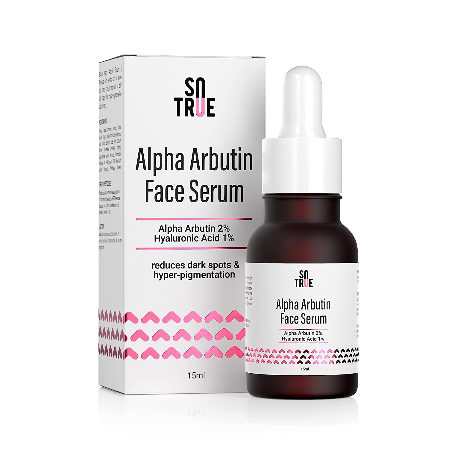 Alpha Arbutin Face Serum 15ml | For Dark Spots, Clear & Glowing Skin