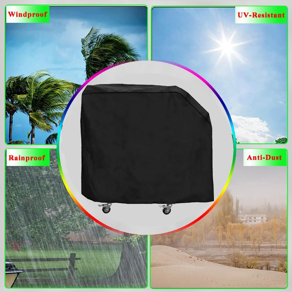 Griddle Cover for Blackstone E-Series 2-Burner 22" Electric Tabletop Griddle with Prep Cart- 600D Grill Cover for Blackstone E Series 22 Electric Griddle, Heavy Duty & Waterproof Outdoor