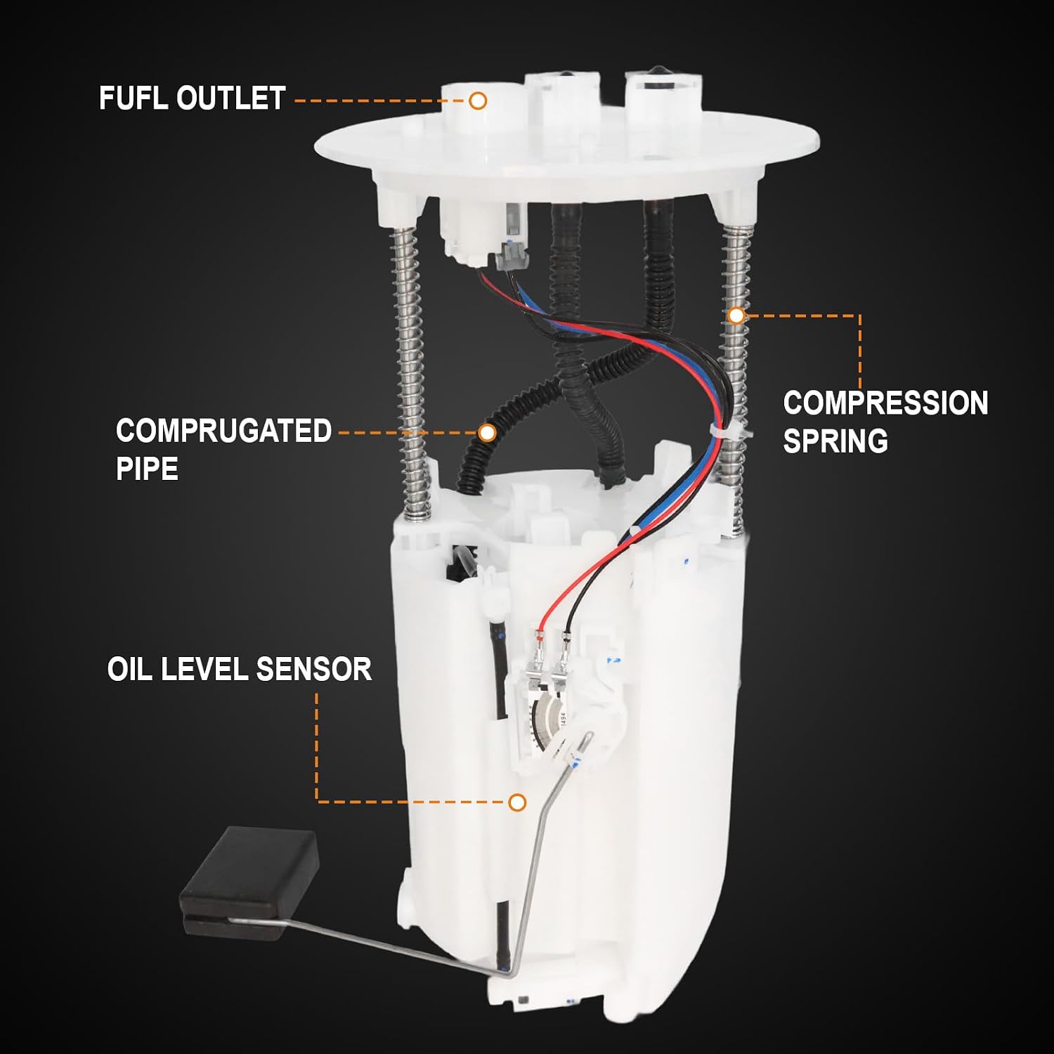 2005-2016 Fuel Pump Module Compatible for Toyota Pickup Tacoma 2.7L L4 2005-2016, Tacoma 4.0L V6 2005-2015, Replaces 77020-04060 77020-04061 E8756M E8757M FG0919