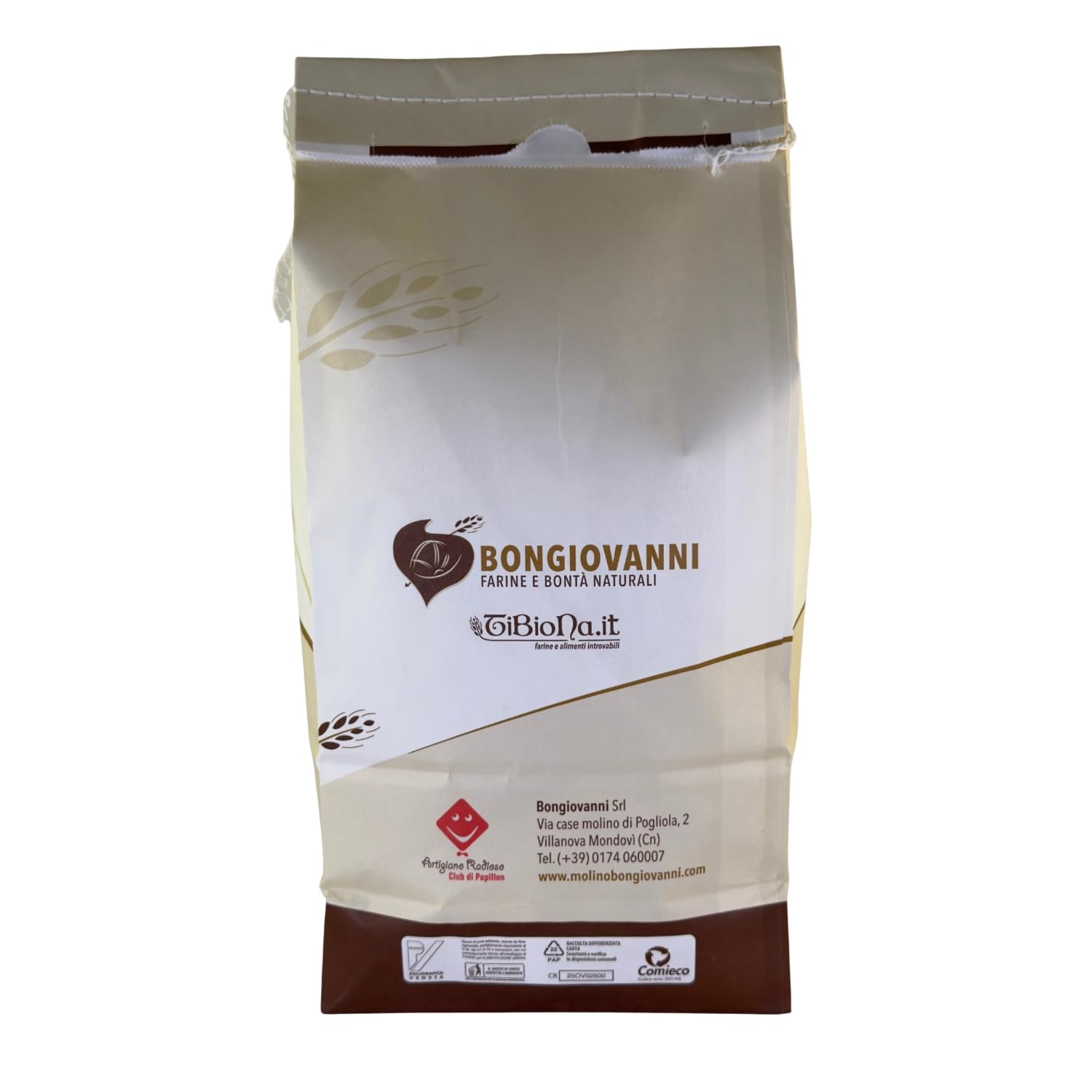 BONGIOVANNI FARINE E BONTA' NATURALI Farina Tipo 1 di Grano Tenero BIO - 5 Kg