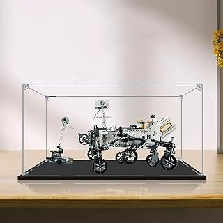 Acrylic Display Case for Lego 42158 Perseverance Mars Rover, Dustproof Display Box, Compatible with Lego 42158 Display Case (Lego Model Not Included) 3mm,40x30x25cm