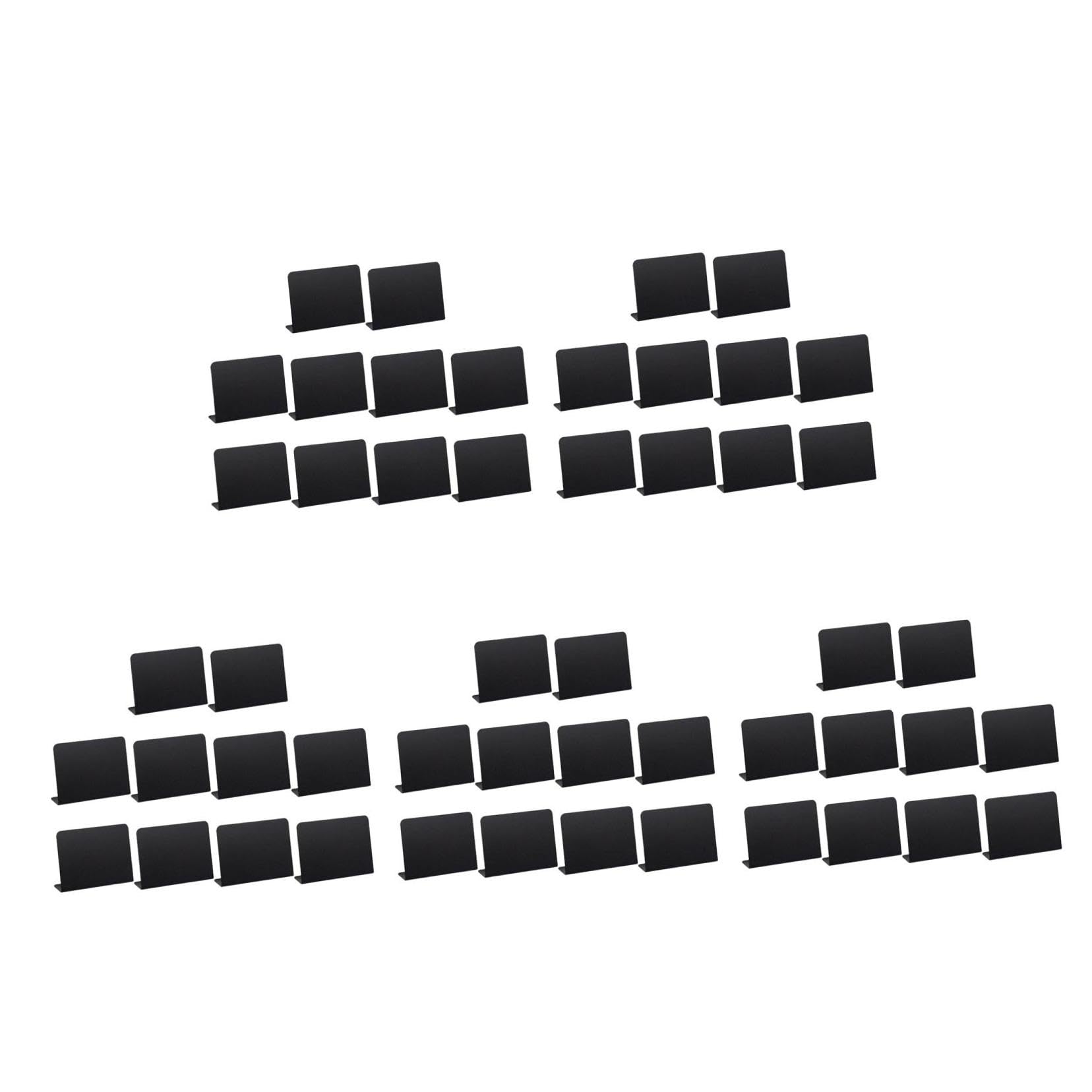 OSALADI 5 Set Mini Lavagna Nera Per Ristoranti E Buffet Segnaposto Decorativi Per Messaggi E Disegni Lavagne Riutilizzabili Per E Speciali 10 Pezzi*5