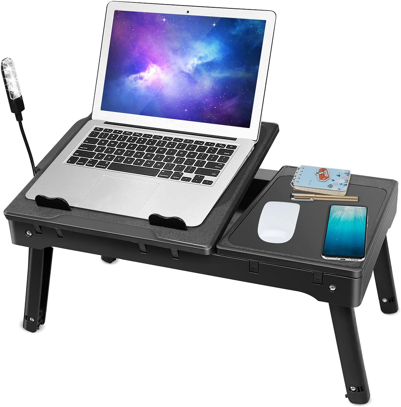 Buy 1 get 1 iMountek Laptop Table Bed Notebook Desk-Multi-Functional Laptop Bed Table Tray with Internal Cooling Fan, Laptop Desks with LED Light, 4 USB Ports, Storage, Mouse Pad (Black) Black Friday - 60% OFF iMountek Laptop Table Bed Notebook Desk-Multi-Functional Laptop Bed Table Tray with Internal Cooling Fan, Laptop Desks with LED Light, 4 USB Ports, Storage, Mouse Pad (Black)