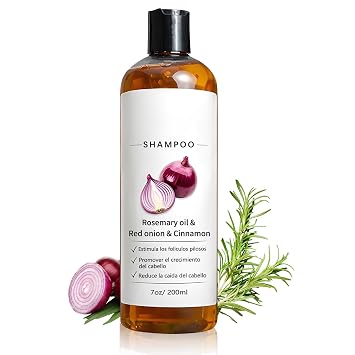Onion Shampoo,Shampoo,With Rosemary Oil,Red Onion,Cinnamon,Effectively Reduce Hair Loss Promotes Thicker Fuller Hair For Women And Men7oz/200ml