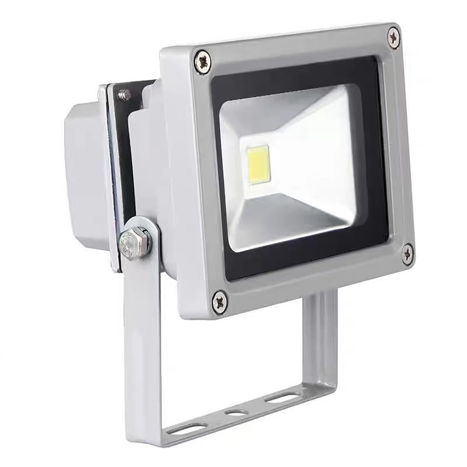 KXEcoLife 100W LED Flood Lights Outdoor, Super Bright Security Light Fixture, IP65 Waterproof 6000K Daylight White，Landscape Commercial Industrial Lighting Fixtures(Cold White,100W)