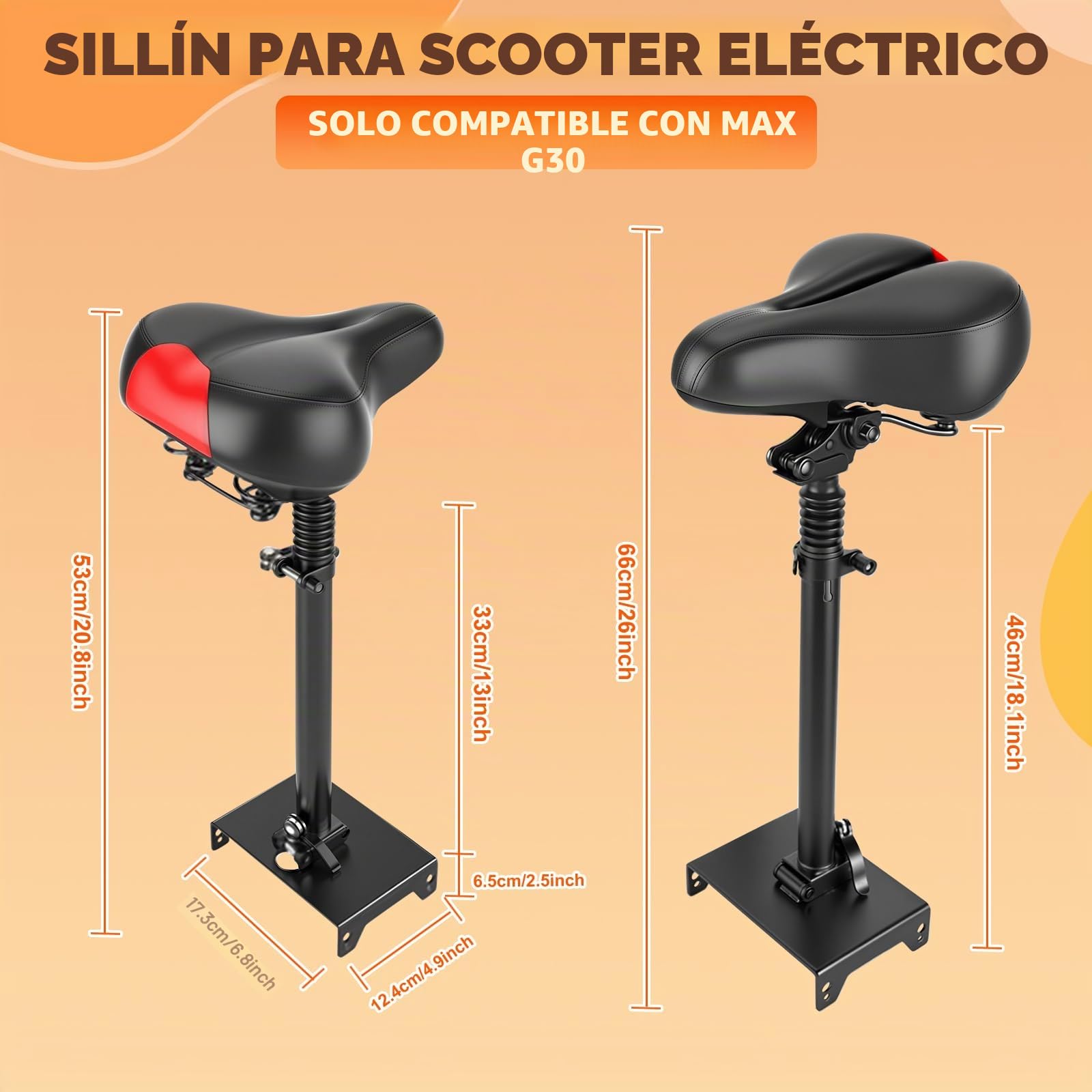 Sillín Eléctrico de Scooter