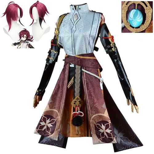 Miniatura 6 de Cosplay Life GANYU Genshin Impact - Juego completo de disfraz de anime RPG con peluca para cosplay Venti Klee Hu Tao XL