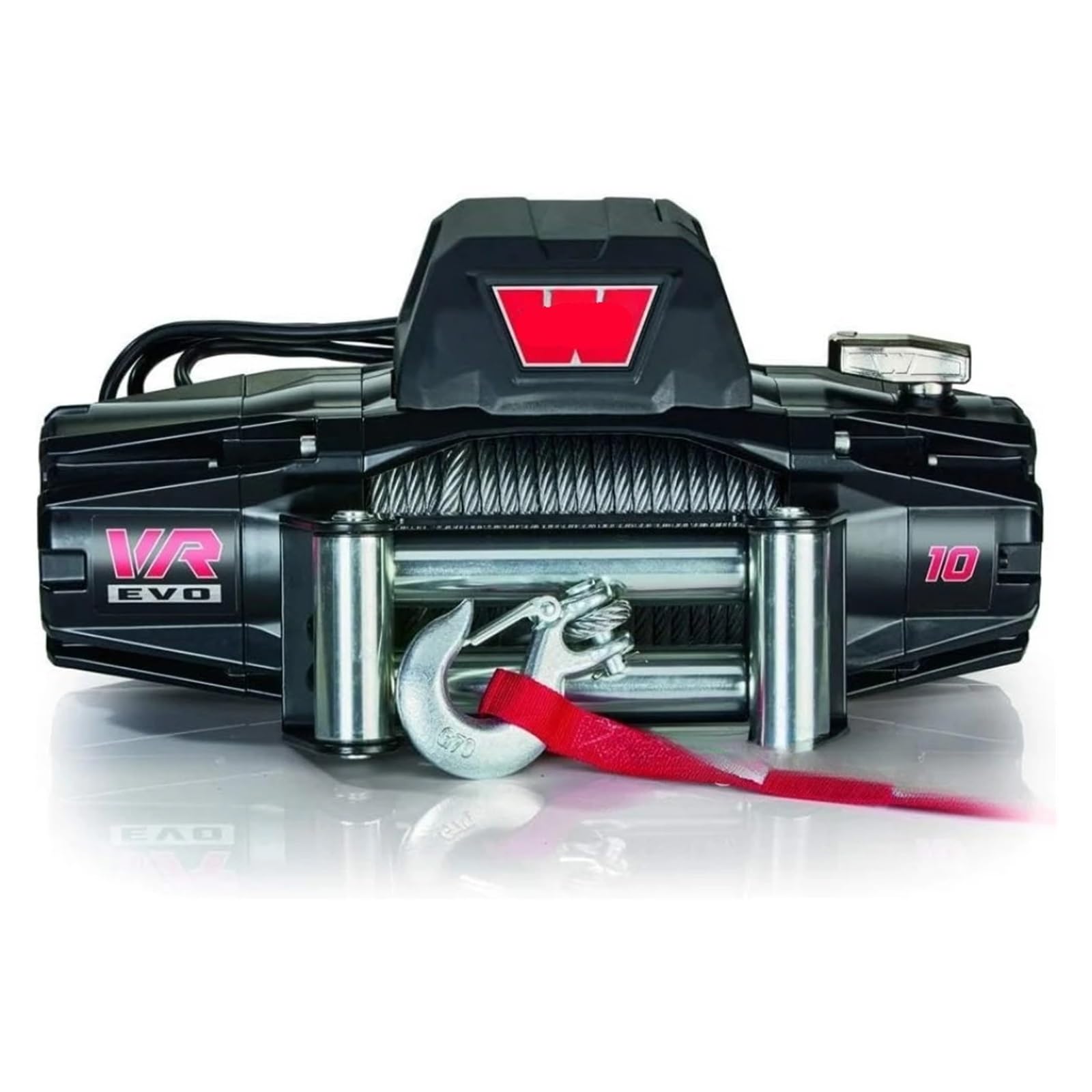 Wciągarka elektryczna 12 V DC VR EVO 10 ze stalowym kablem 27,4 m – średnica 3/20.3 cm, pojemność 4,5 kg (5 ton), idealna do samochodów ciężarowych, łodzi, offroadów i ciężkich zastosowań