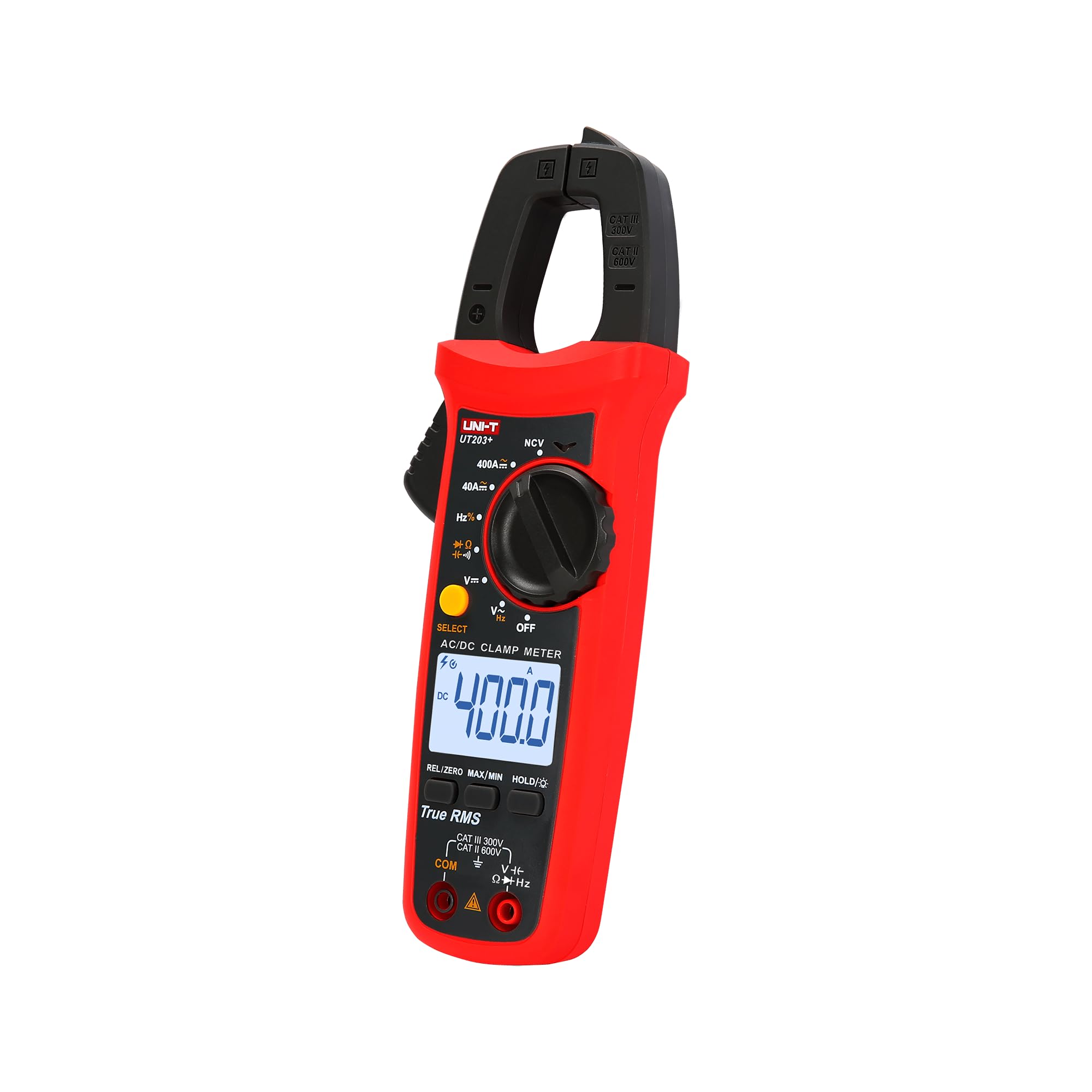 Digitaler Zangenmessgerät UNI-T UT203+/MIE0402, Spannungsmessung AC/DC, Schaltungs- und LED-Kontinuitätst