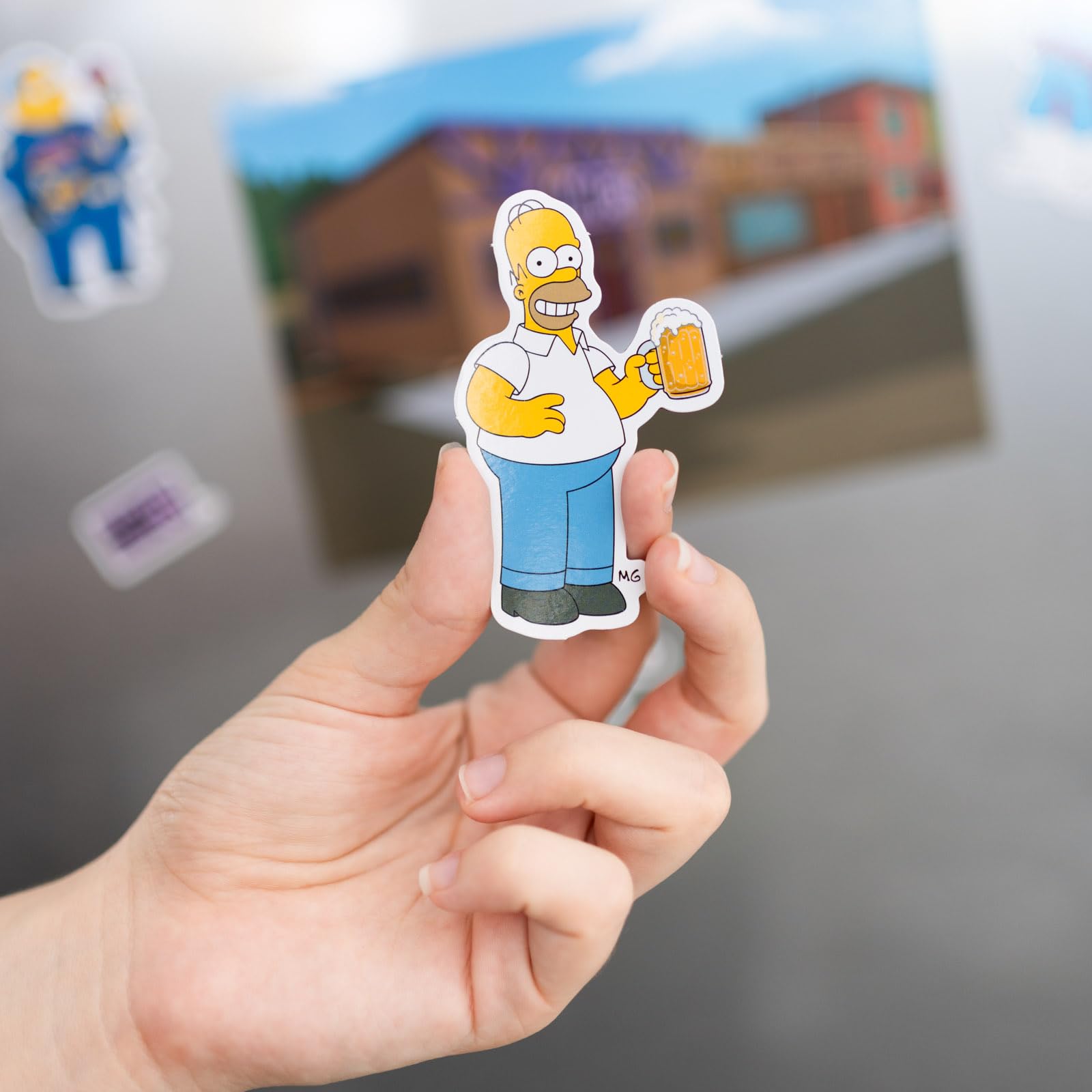 Grupo Erik – Calendrier Perpétuel Les Simpson – Figurine Décorative 16,2 X 7,2 X 17 Cm – Licence Officielle – Dès 3 Ans