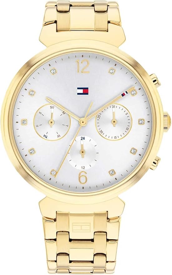 Tommy Hilfiger Analogue Multifunction Quartz Watch for Women with  