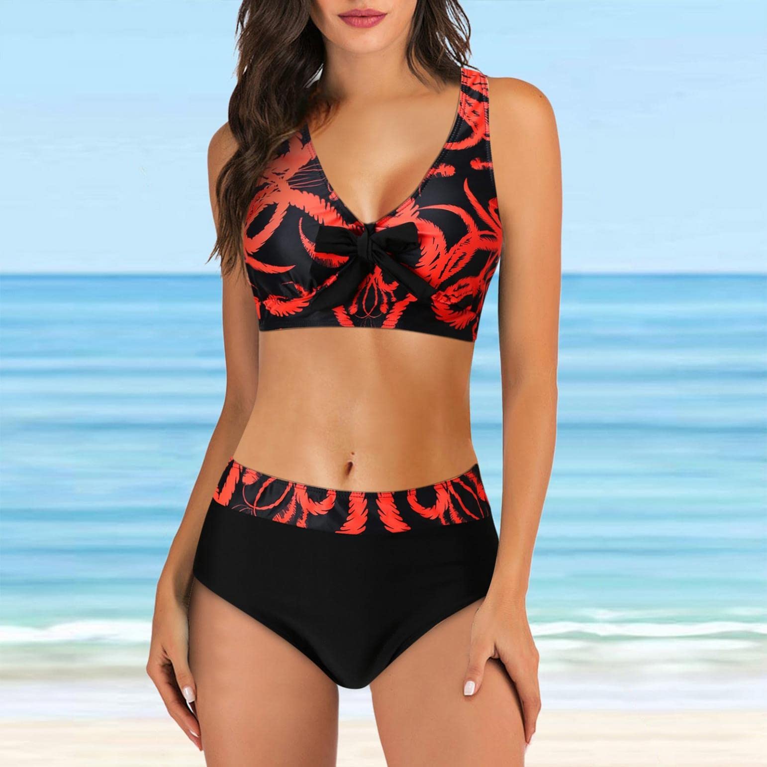 Sheey Bikini Mujer Push Up Dos Piezas Bikini Mujer,Bikinis Mujer 2022 Talla S Bikinis Mujer 2022 sin Push Up Bikinis Niña Biquini Brasileño Bikinis Mujer Brasileños XL Lunares Bikini Tanga Mujer