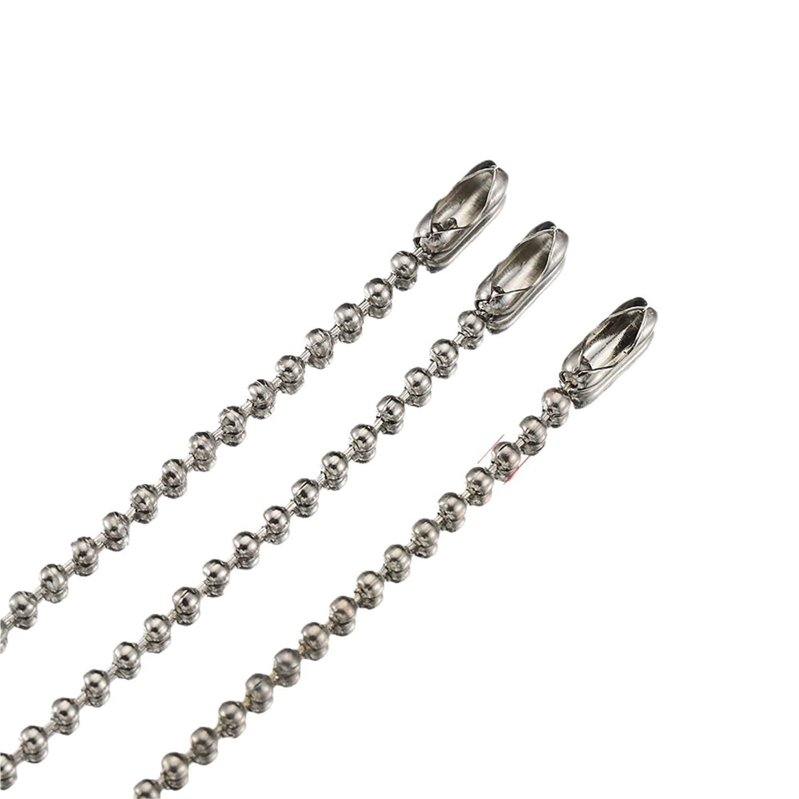Chaîne de perles à billes 1.5mm en acier inoxydable pour store enrouleur et DIY