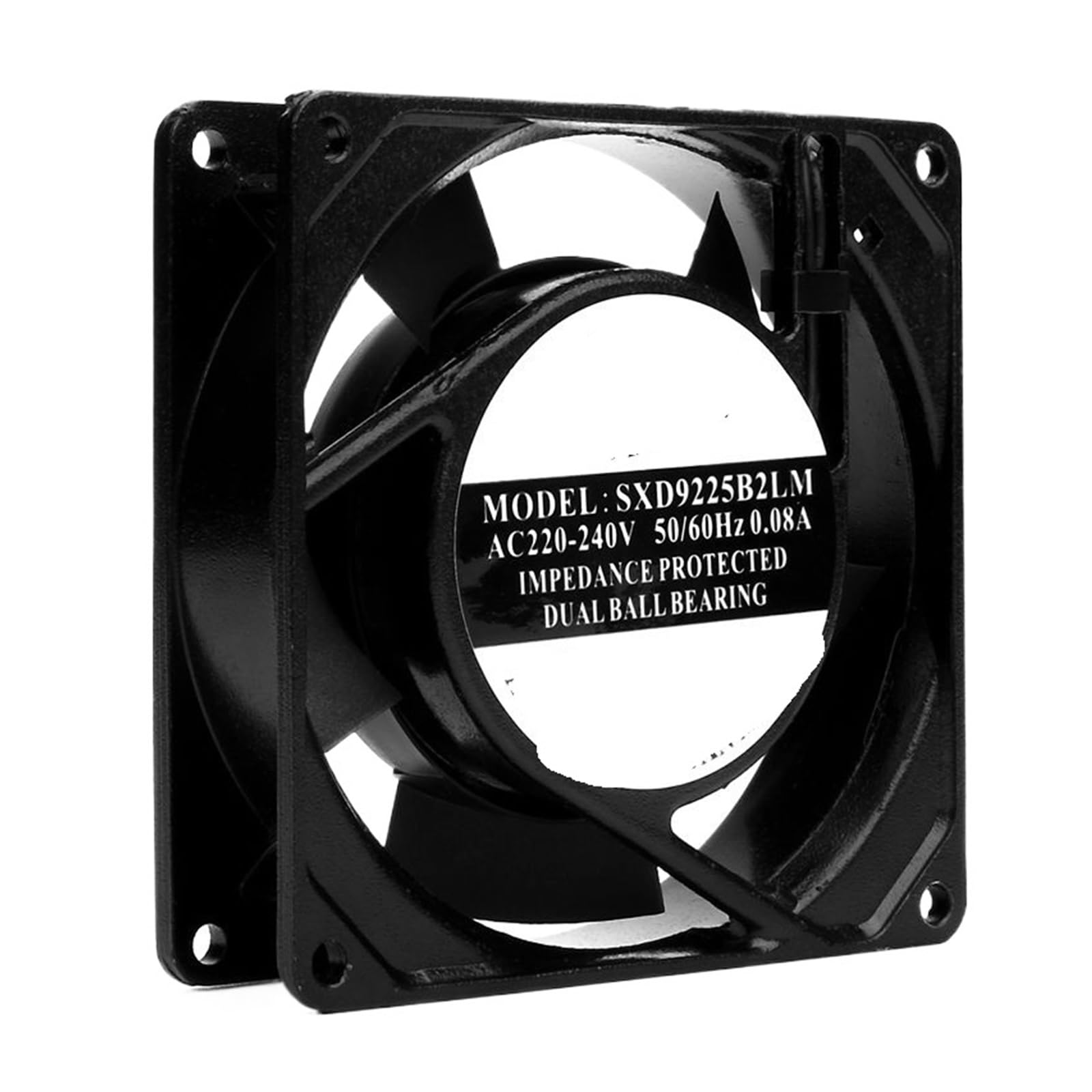 MGIMGFKZD 220V Fan 9225 Fan 220V 9CM 90 * 90 * 25MM=92 * 92 * 25mm SXD9225B2LM Dual Ball Bearing AC Cooling Fan