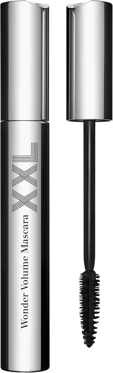 Clarins NIEUW Wonder Volume Mascara XXL | Volumebestendig en Verlengend | Dubbel volume-effect | 12H¹ Hold | Zichtbaar verdikt en maakt wimpers glad, vlekbestendig en vochtbestendig | 8,5 g
