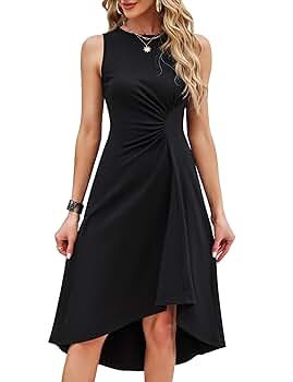 Amazon.com: S・DEER SDEER Women's Sleeveless Tank Dresses