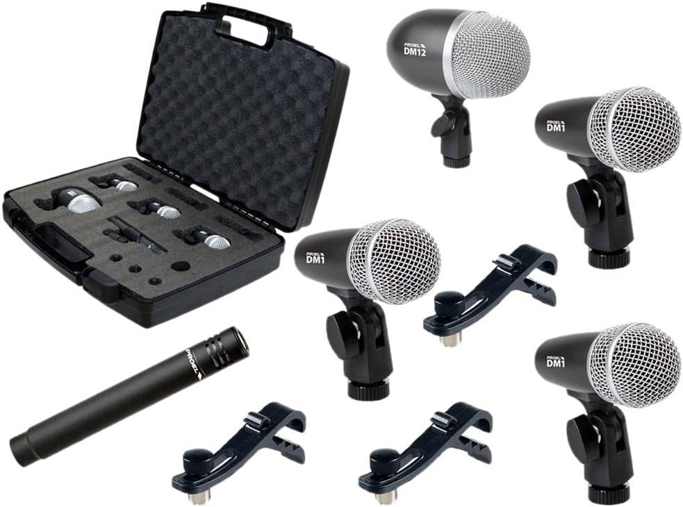 Proel DMH5XL 5 PC Mic Set for Drums