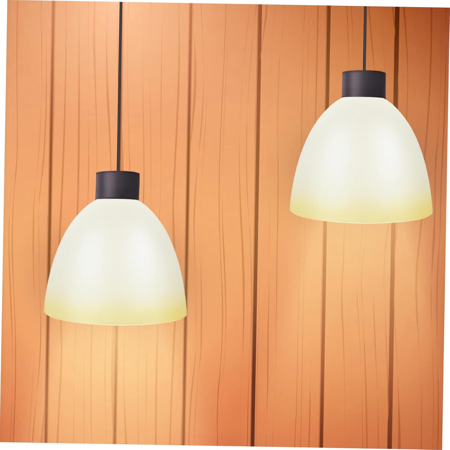 Glass Lamp Shade Replacement Cylinder Light Fixture Cover for Ceiling Lamp