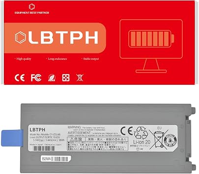 CF-VZSU48 Laptop Battery Replacement for Panasonic Toughbook CF-19 CF19 CF-VZSU48U VZSU28 VZSU50 VZSU48CJS VZSU48R VZSU87R 10.65V 5700mAh