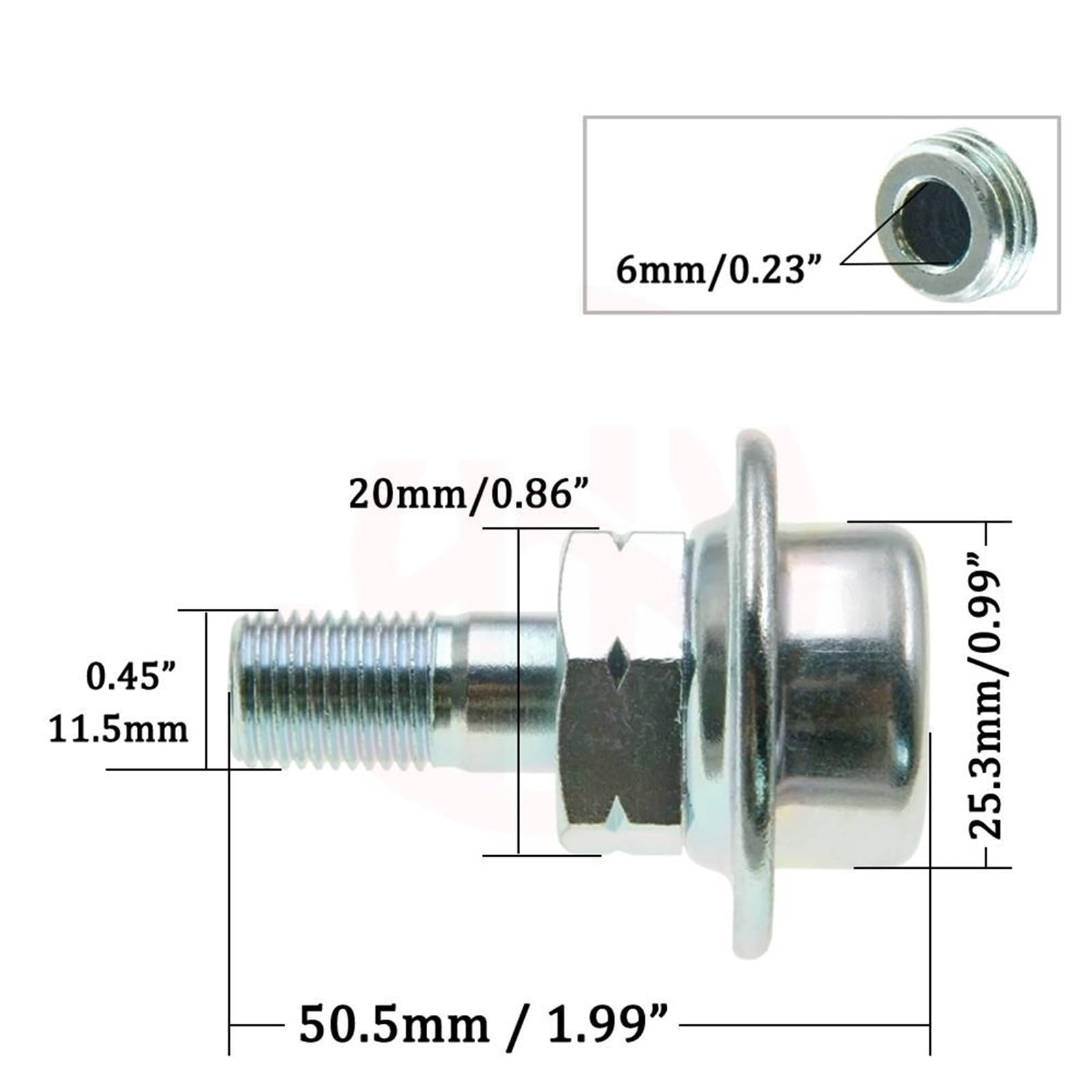 Amortisseur de pulsations de pression d'injection de carburant 195250-0290 1952500290 F20120180 1 pièce