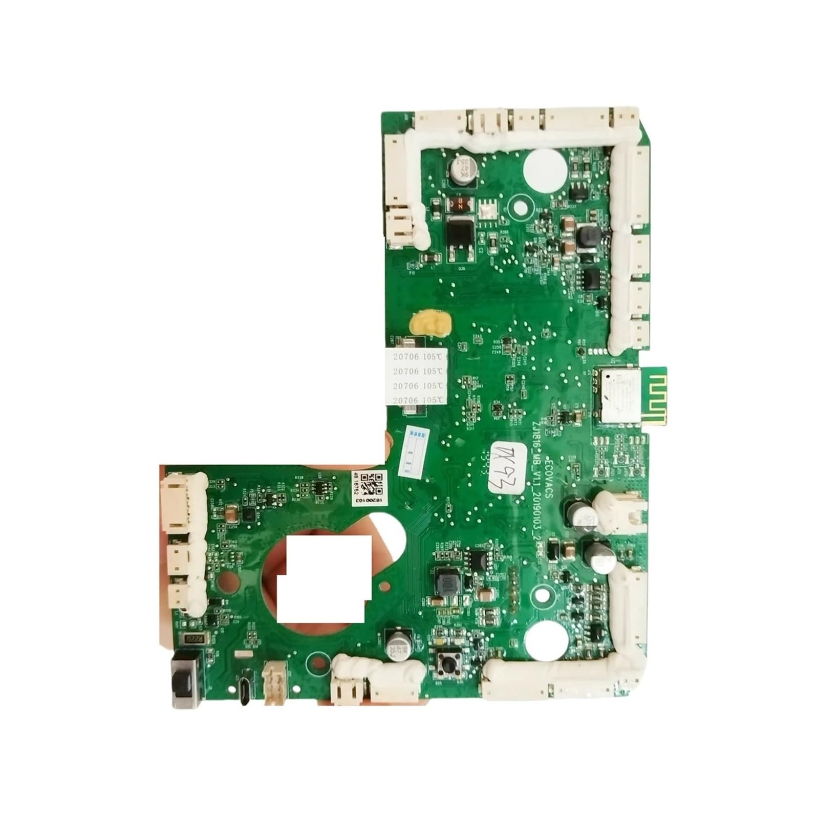 NUCBCULWP Vacuum Cleaner Mainboard, Compatible For Ecovacs, T5 Power DX93,Compatible For Ozmo, 950 Robot Vacuum Cleaner Replacement