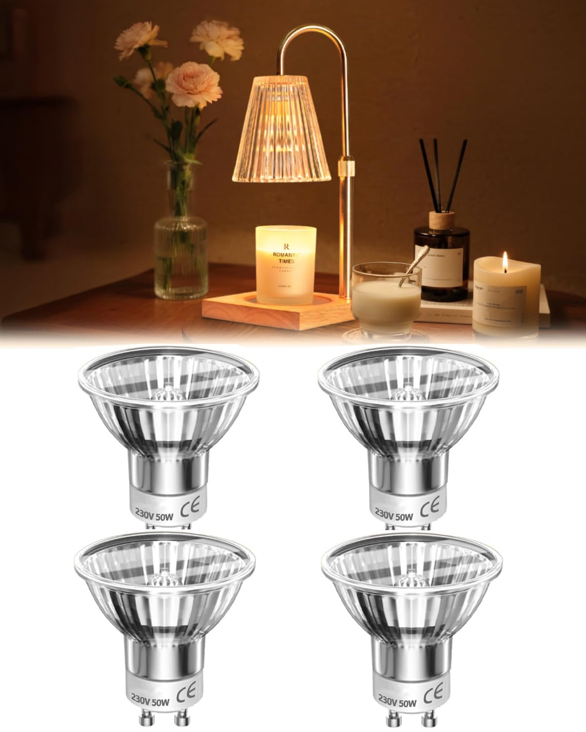 Funistree 4 Pack Candle Warmers Lamp Bulbs 4 Pack for Replacement
