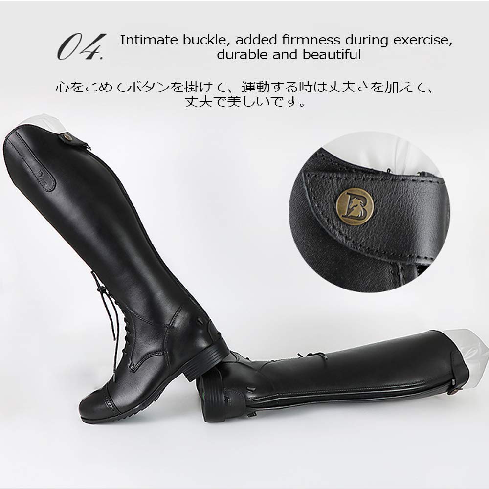 乗馬　ブーツ　長靴　37 Amazon.co.jp: 乗馬ブーツ牛革ブーツ長靴乗馬用乗馬靴男女兼用