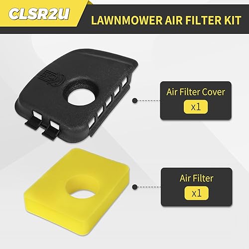Miniatura 2 de Cubierta del filtro de aire 595660 799579 compatible con 590581 08P502 08P602 09P602 09P602 09P702 Series Motores MTD Troy Bilt AYP