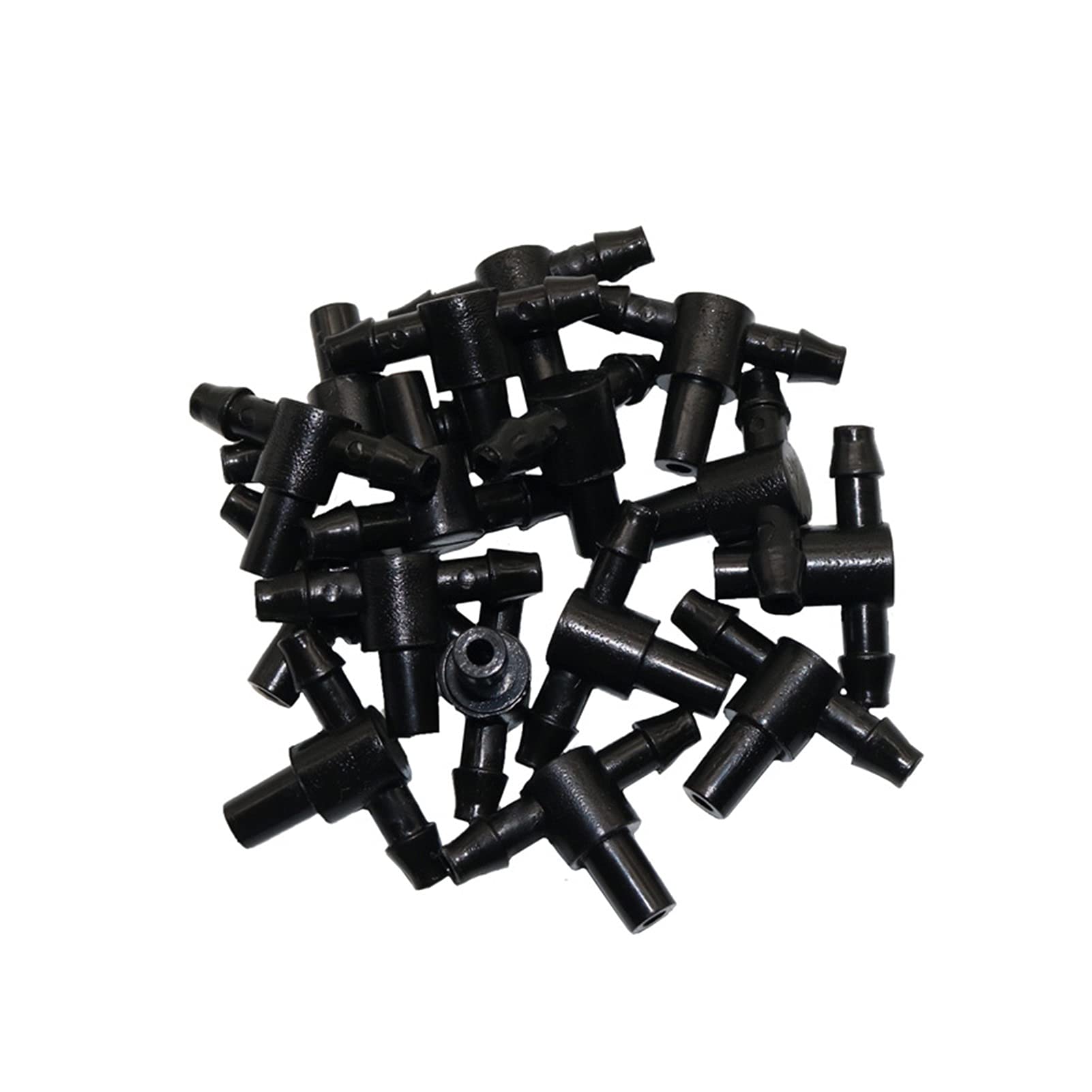 Garden Plumbing 20 Pieces of Hose Joint Sprinkler Fittings Miniature Irrigation Pipe Fittings Irrigation Sprinkler System Tool 4 / 7mm