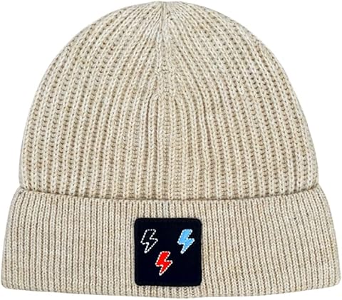 TSC HOUSE Unisex 22WCBE489U Lightning Nakışlı Bere, Ekru, Tek Beden