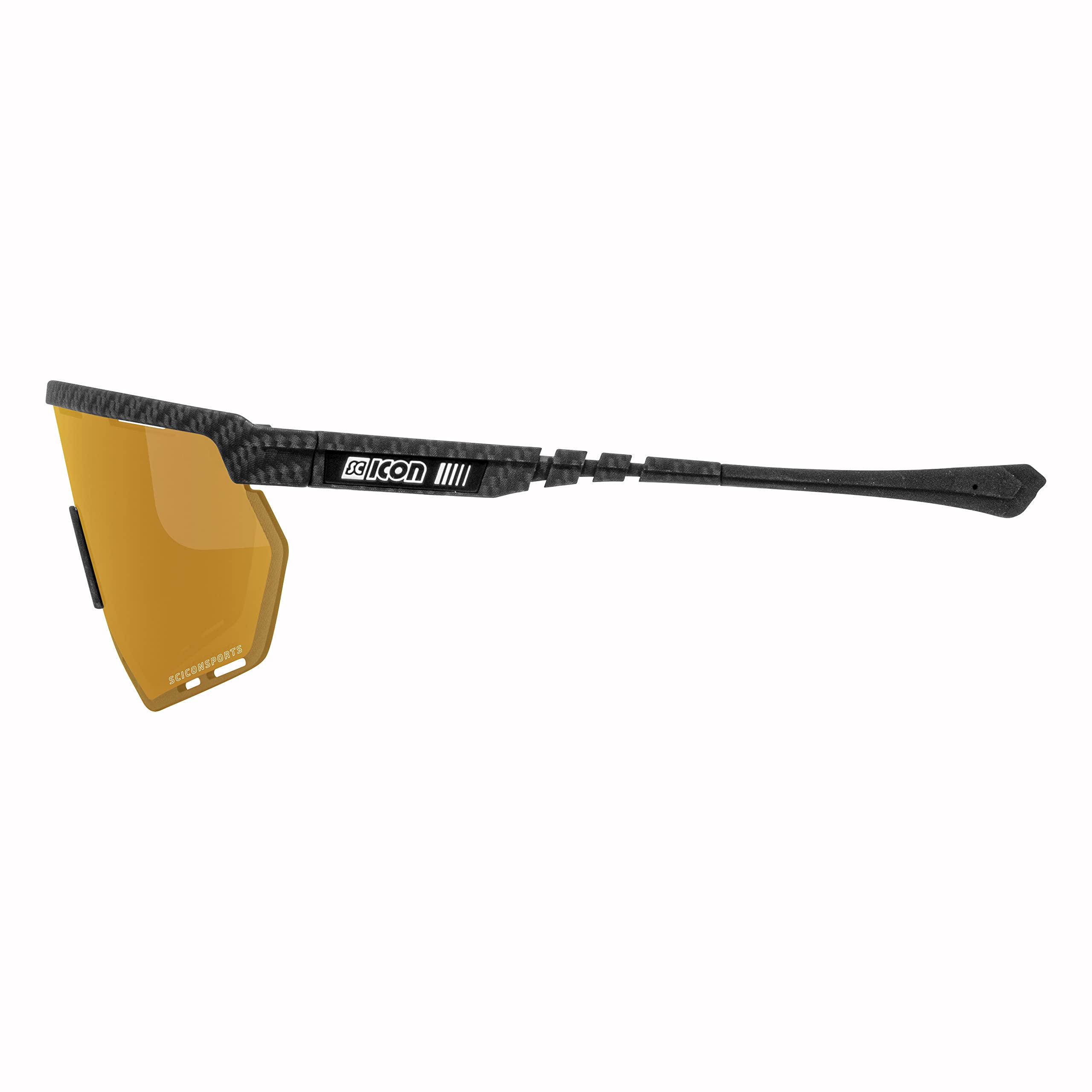 SCICON Deportes Aerowing Gafas De Sol De Rendimiento Deportivo (SCNPP Multimiror Bronce/Compañero De Carbono)